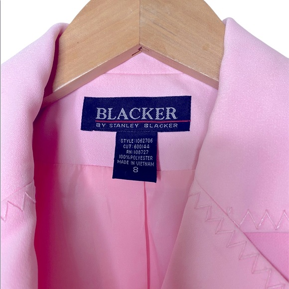 Pink Blacker by Stanley Blacker Jacket - Size 8 - Trendy - Statement Jacket - Picture 6 of 10